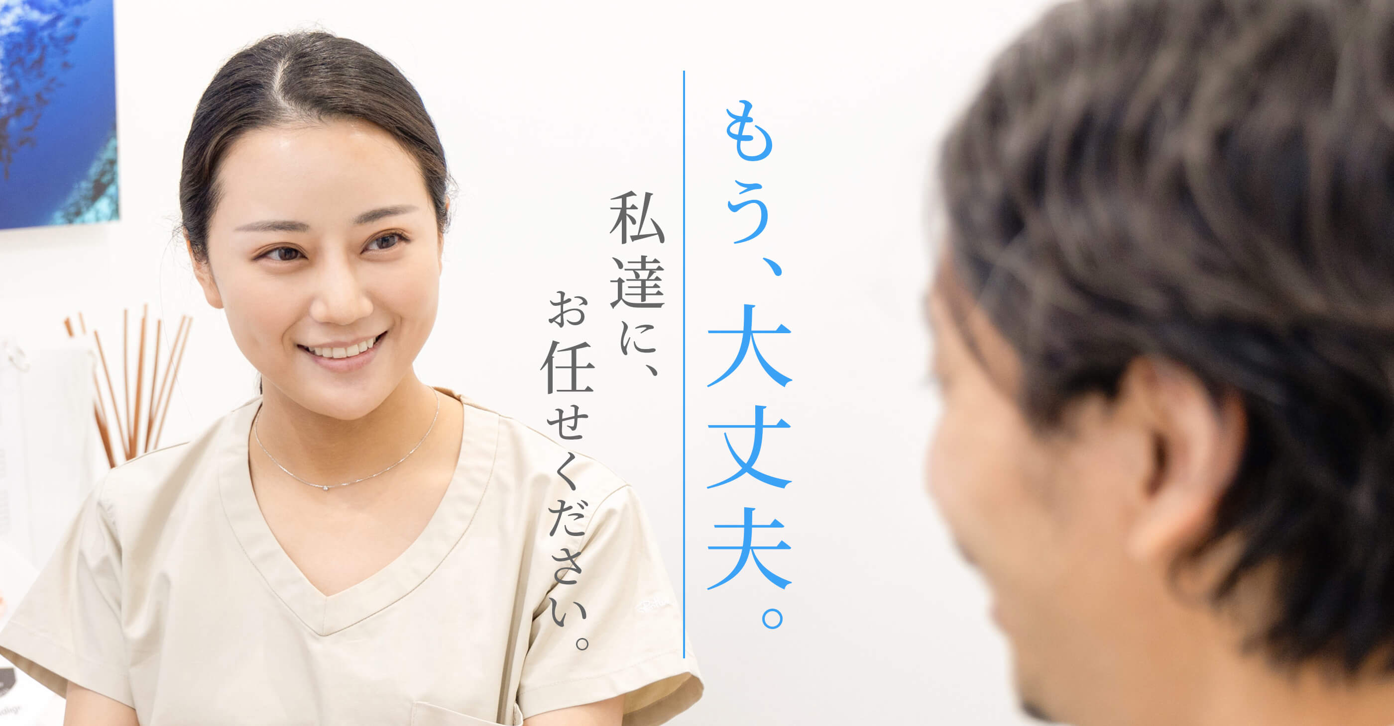 もう、大丈夫。私達に、お任せください。